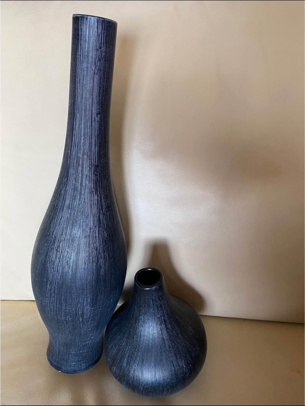 Umbra Sheaf & Husk vases 16”H & 6.5” H